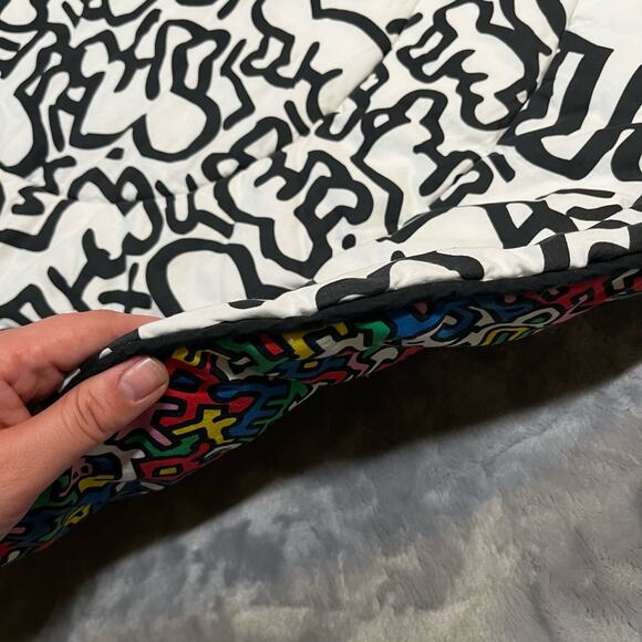 Etta Loves X Keith Haring Organic Cotton Reversible Baby Playmat Modern Art - Picture 11 of 13